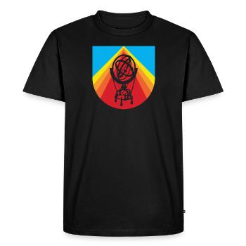 Astrophysics Celestial Bodies Astrophysics - Men's Premium Organic T-Shirt - black - Front - Nico (187cm)