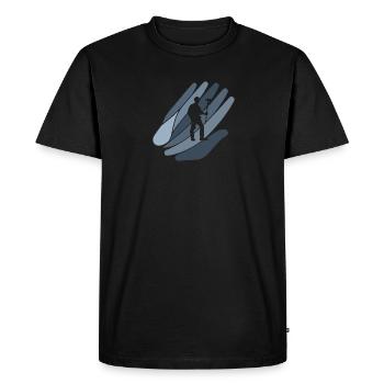 Mining Miners - Men's Premium Organic T-Shirt - black - Front - Nico (187cm)