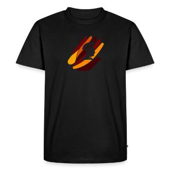 Chef Étoilé Chef Cuisinier - T-shirt Premium bio Homme - noir - Devant - Nico (187cm)