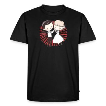 Danse Bal Danse - T-shirt Premium bio Homme - noir - Devant - Nico (187cm)