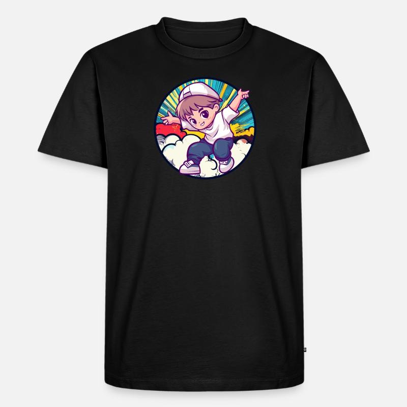 Breakdance Breakdancer Blaster - Männer Premium Bio T-Shirt - Schwarz