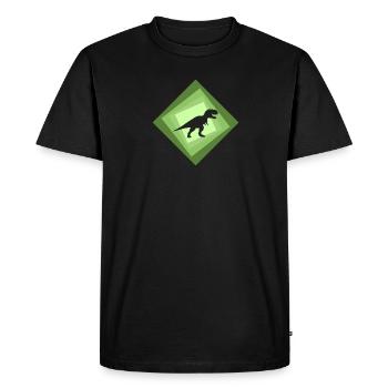 Dinosaure Préhistorique - T-shirt Premium bio Homme - noir - Devant - Nico (187cm)