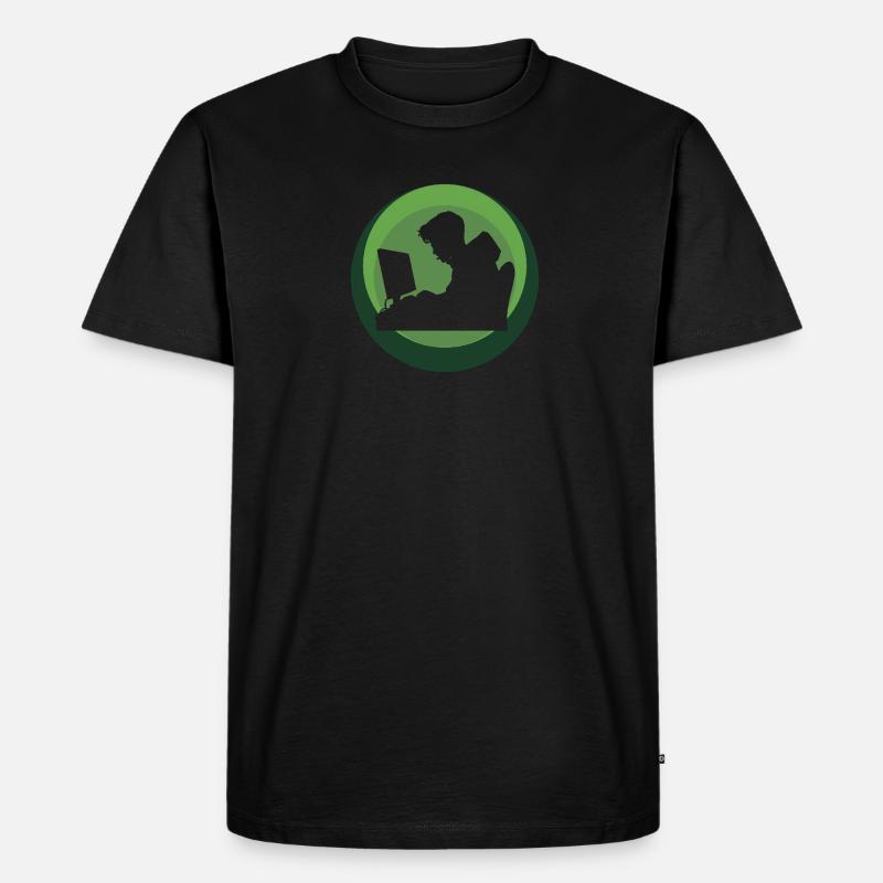 Hacker Informatik Student Cybersecurity - Männer Premium Bio T-Shirt - undefined