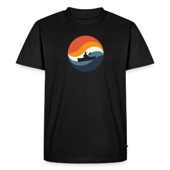 Kayak Aviron - T-shirt Premium bio Homme - noir - Devant - Nico (187cm)