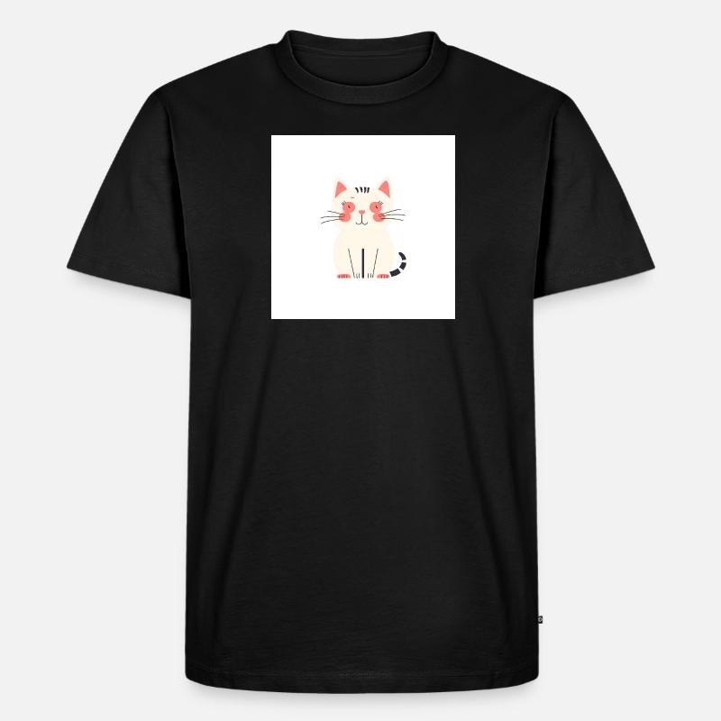 Süßes Kätzchen - Männer Premium Bio T-Shirt - Schwarz