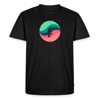 Jardinier de fleurs Horticulture - T-shirt Premium bio Homme - noir - Devant - Nico (187cm)