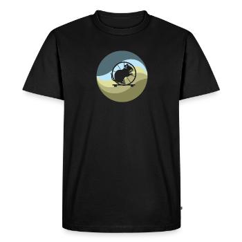 Guinée Animal de compagnie - T-shirt Premium bio Homme - noir - Devant - Nico (187cm)
