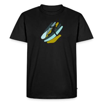 Bowler Bowling Team - T-shirt Premium bio Homme - noir - Devant - Nico (187cm)
