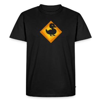 Ducklings - Men's Premium Organic T-Shirt - black - Front - Nico (187cm)