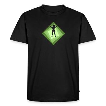 Bodybuilding Bodybuilder Fitness - Men's Premium Organic T-Shirt - black - Front - Nico (187cm)