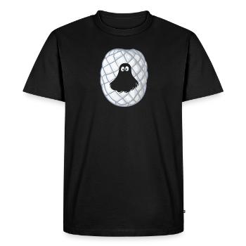 Ghost Horror Ghosts - Men's Premium Organic T-Shirt - black - Front - Nico (187cm)