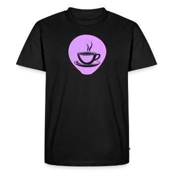 Coffee Roasting Filter Coffee - Men's Premium Organic T-Shirt - black - Front - Nico (187cm)
