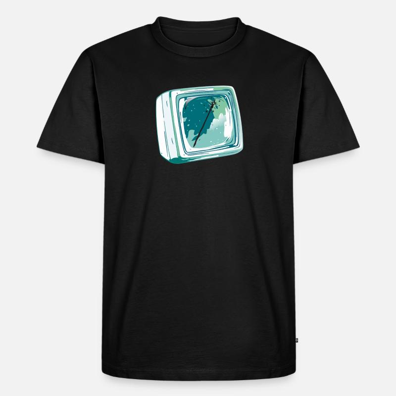 Magier Zauberer Tricks - Männer Premium Bio T-Shirt - Schwarz