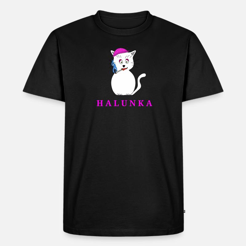 HALUNKA MIT KIPPE - Männer Premium Bio T-Shirt - undefined