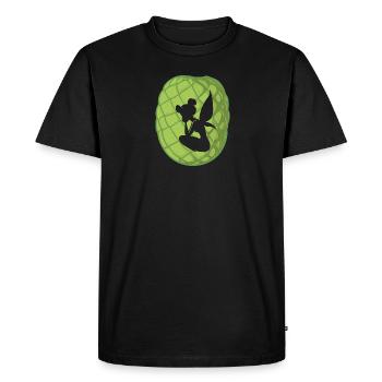 Fairy Nature Elves - Men's Premium Organic T-Shirt - black - Front - Nico (187cm)