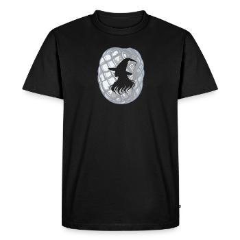 Witch Cauldron Curse - Men's Premium Organic T-Shirt - black - Front - Nico (187cm)