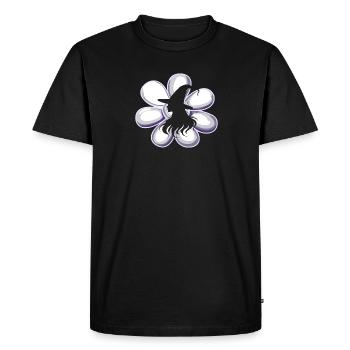 Witch Book Spell - Men's Premium Organic T-Shirt - black - Front - Nico (187cm)
