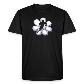 L’équipe Rugby Touchdown - T-shirt Premium bio Homme - noir - Devant - Nico (187cm)