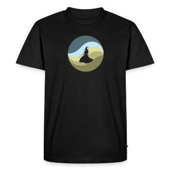 Livre du chaudron de sorcière - T-shirt Premium bio Homme - noir - Devant - Nico (187cm)