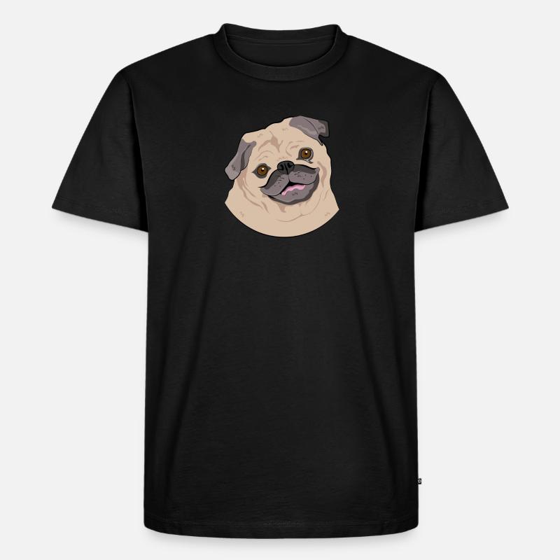 Der Mops - Textilien & Accessoires - Männer Premium Bio T-Shirt - undefined