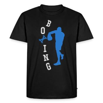 Boxing Champion - Men's Premium Organic T-Shirt - black - Front - Nico (187cm)