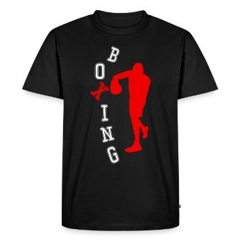 Boxing Boxer Danger - Men's Premium Organic T-Shirt - black - Front - Nico (187cm)