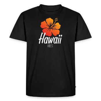 Hawaii vibes - T-shirt Premium bio Homme - noir - Devant - Nico (187cm)