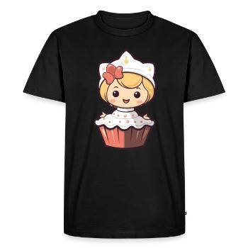Baking Fairy Fairy Baking Cake - Men's Premium Organic T-Shirt - black - Front - Nico (187cm)