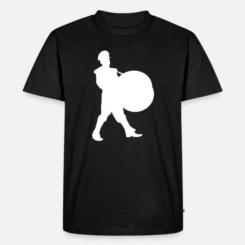 Screen Hero Silhouette - Männer Premium Bio T-Shirt - Schwarz