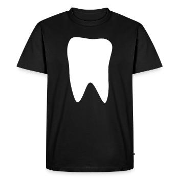 Dent Dents, Dents, Dentiste - T-shirt Premium bio Homme - noir - Devant - Nico (187cm)