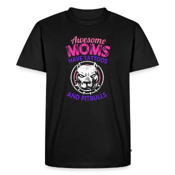 Cute Mothers Day Awesome Mom Have Tattoos and - Men's Premium Organic T-Shirt - black - Front - Nico (187cm)