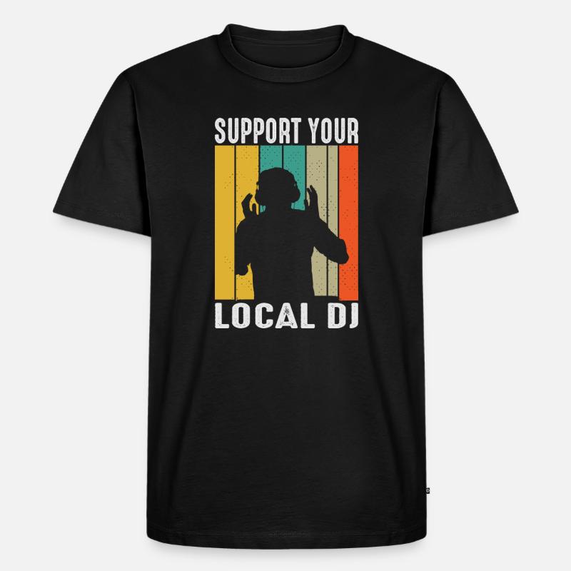 DJ Outfit Geschenke - Männer Premium Bio T-Shirt - Schwarz