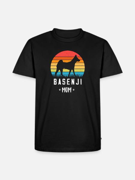 Basenji - Men's Premium Organic T-Shirt - black