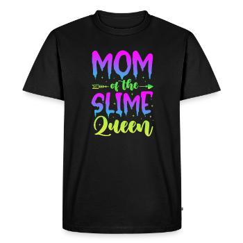 Maman de la reine Slime - T-shirt Premium bio Homme - noir - Devant - Nico (187cm)