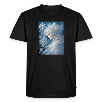 La cinquième plus jeune fille de Winter s’appelle Dream - T-shirt Premium bio Homme - noir - Devant - Nico (187cm)