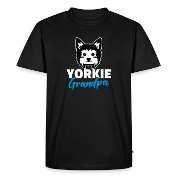 Yorkshire Terrier - T-shirt Premium bio Homme - noir - Devant - Nico (187cm)