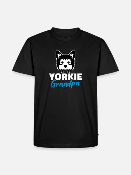 Yorkshire Terrier - Männer Premium Bio T-Shirt - Schwarz
