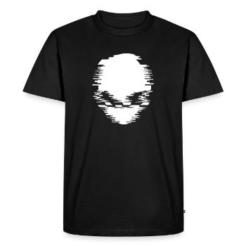 Visiteur extraterrestre extraterrestre - T-shirt Premium bio Homme - noir - Devant - Nico (187cm)