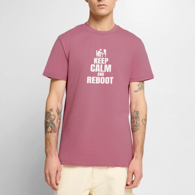 Admin Say Keep Calm Sys admin programmer Men's Premium Organic T-Shirt