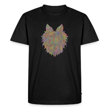Wolfgang - T-shirt Premium bio Homme - noir - Devant - Nico (187cm)