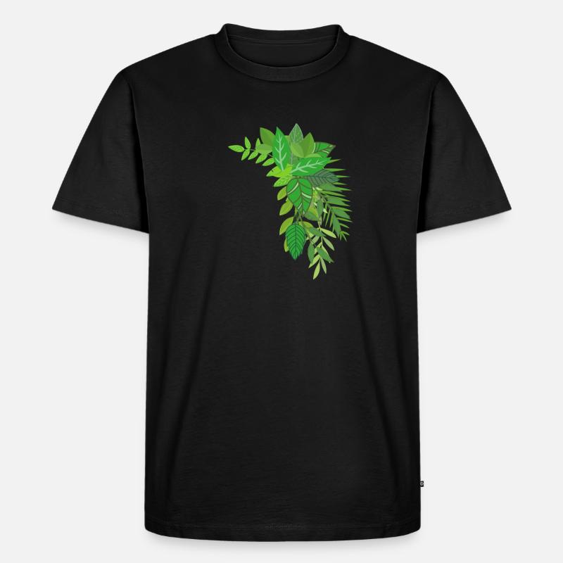 Mutter Erde - Männer Premium Bio T-Shirt - Schwarz