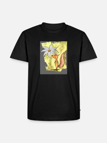 Genieße jeden Augenblick! - Männer Premium Bio T-Shirt - Schwarz