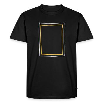 Cadre Cadre photo - T-shirt Premium bio Homme - noir - Devant - Nico (187cm)