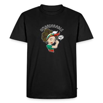 Fille bulgare Incassable Héritage bulgare - T-shirt Premium bio Homme - noir - Devant - Nico (187cm)