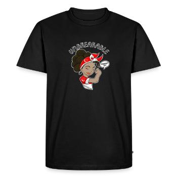 Singapore Girl Unbreakable Singapore Heritage - Men's Premium Organic T-Shirt - black - Front - Nico (187cm)