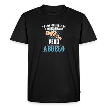 Estoy Orgulloso De Muchas Cosas En La Vida, - T-shirt Premium bio Homme - noir - Devant - Nico (187cm)