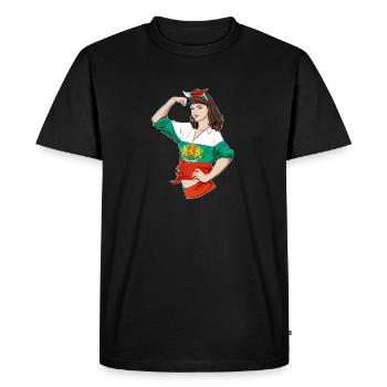 Fille bulgare Incassable Héritage bulgare - T-shirt Premium bio Homme - noir - Devant - Nico (187cm)