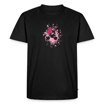 Motocross Biker Color Splash - T-shirt Premium bio Homme - noir - Devant - Nico (187cm)