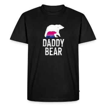 LGBT Rainbow Gay Pride Homo Lesbienne Gay - T-shirt Premium bio Homme - noir - Devant - Nico (187cm)