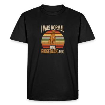 Rhodesian Ridgeback Dog - Men's Premium Organic T-Shirt - black - Front - Nico (187cm)